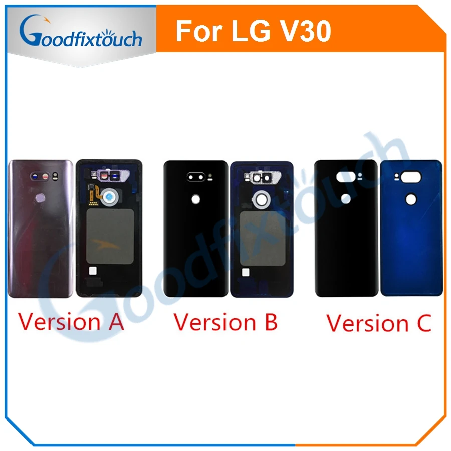 For LG V30 Back Cover Battery Door Back Housing Rear Case With Camera Lens Frame For LG V30 Replacement Parts (18)