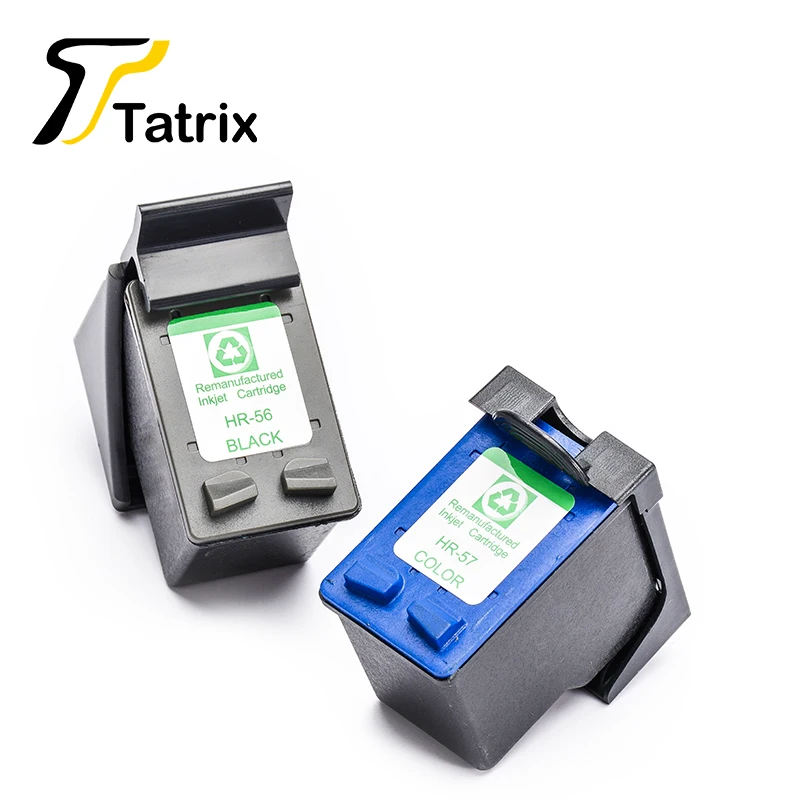 Чернильный картридж Tatrix для HP56 HP57 HP Deskjet 450 5150 5550 5552 5650 9650 Photosmart 7150 7155|ink cartridge|hp 56hp 56