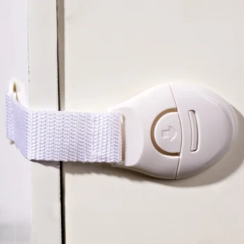 

6pcs Drawer Door Cabinet Cupboard Toilet Safety Locks Baby Kids Safety Care Plastic Locks Straps Infant Baby Protection