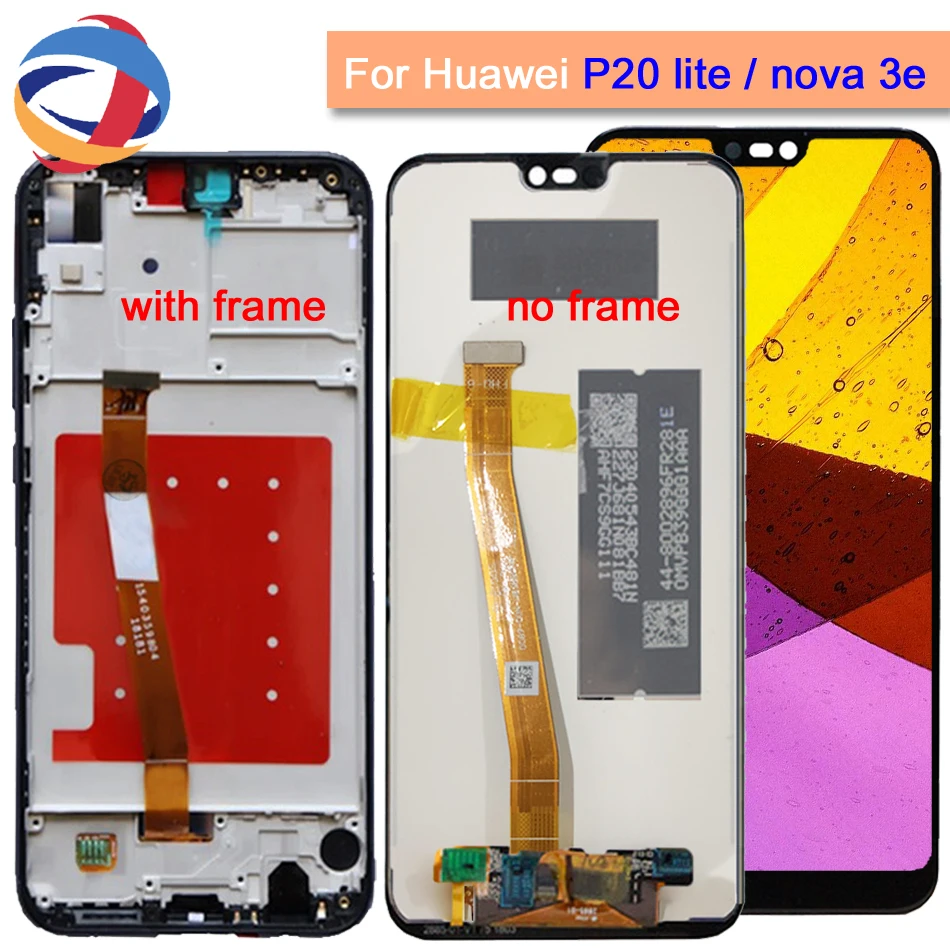 

5.84" LCD For HUAWEI P20 Lite Display Touch Screen with Frame Assembly for HUAWEI P20 Lite LCD ane-lx3 ANE-LX1 Nove 3e Display