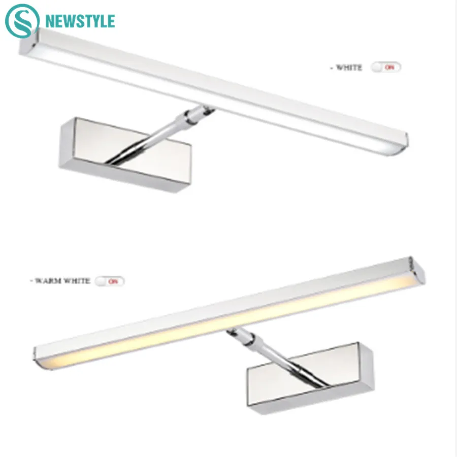 

Zoomable Mirror Light 7W LED Wall Lamp Stainless Steel 360 degrees Rotation 85V-240V Bathroom Lights Bedroom Reading Lighting