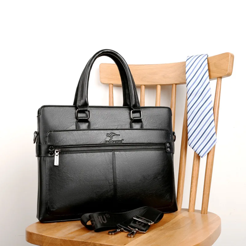 بو الجلود حقيبة أعمال الرجال حقيبة يد للحاسوب المحمول الذكور حقيبة ساعي عارضة الكتف Crossbody حقيبة سفر حقيبة