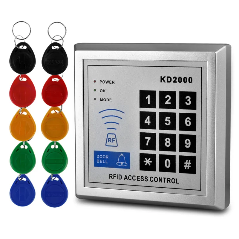 Автономная плата контроля доступа RFID 125 кГц/13 56 МГц с 10 брелоками Mifare устройство