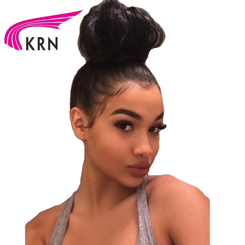 Krn Brazilian 360 Lace Frontal Human Hair Wigs With Baby Hair