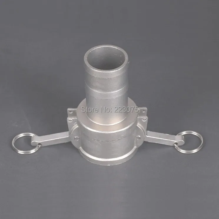 

Free shipping SS304 Stainless Steel CAM LOCK CAMLOCK&Groove Fitting TYPE C COUPLER Quick connector Adapter x Hose Barb 3/4 Inch
