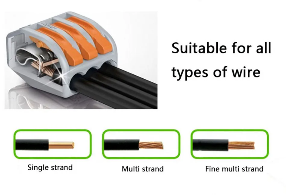 10-pcs-lot-mini-fast-WAGO-Connector-222-412-PCT212-Universal-Compact-Wire-Wiring-Connector....