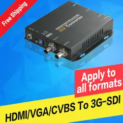 HDMI/VGA/AV/CVBS для SDI HD г 3g видео конвертер 1080 P 1080i Видео Аудио вещания класс