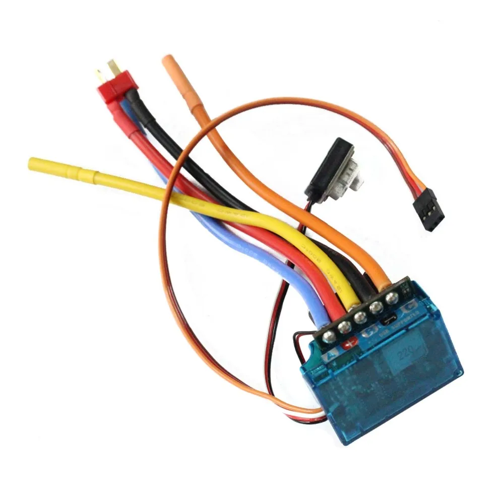 HP 120A V3.0 Sensored Brushless ESC 2-3S 6V//7.4V 5A for 1//8 1//10 RC Sport Cars