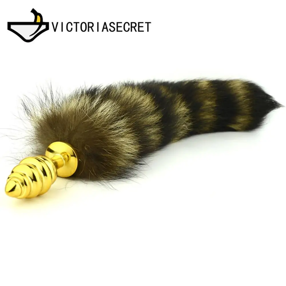 Anal Butt Plug Sex Toys Shop Anal Plug Prostate Massager Fox Tail Balls Sex Beads Toy Big Fox Tail Butt Plugs For Men And Woman Couple Gay BDSM Bondage Toy Cosplay Homosexual Animal Toys For Adults Erotic Goods