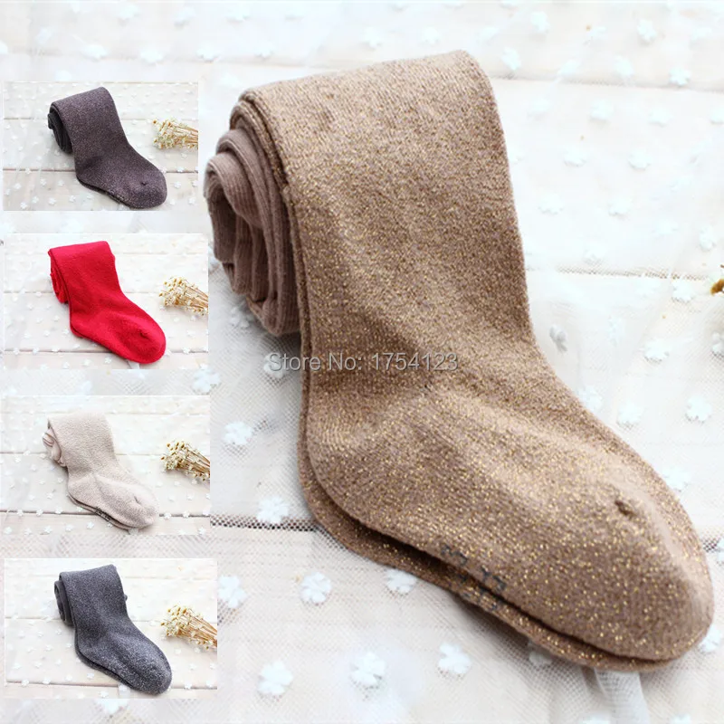 golden tights for baby girl