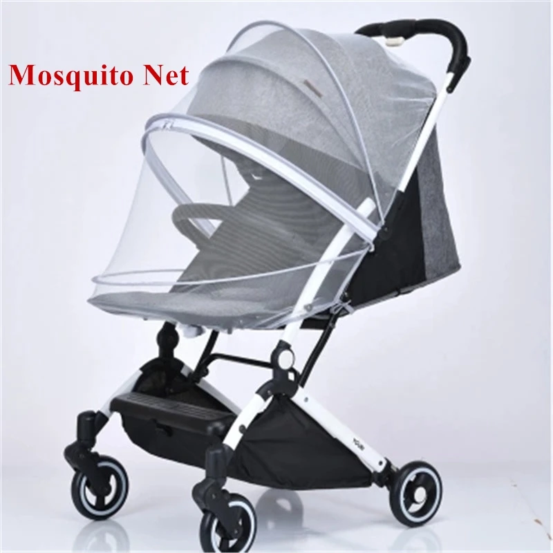 

Summer Baby Mosquito Net For Strollers Breathable Newborn Pushchair Full Cover Outdoor Protection Netting Strollers Accessories