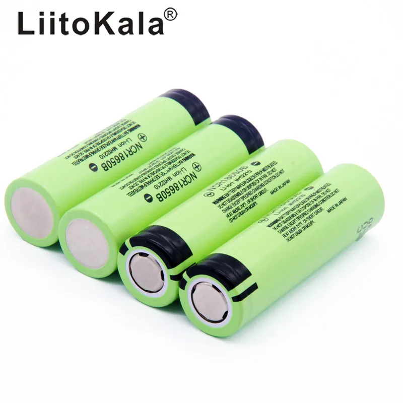 2 шт LiitoKala новая Оригинальная NCR18650B 34B 3,7 V 18650 3400mAh перезаряжаемая литиевая батарея для фонарика