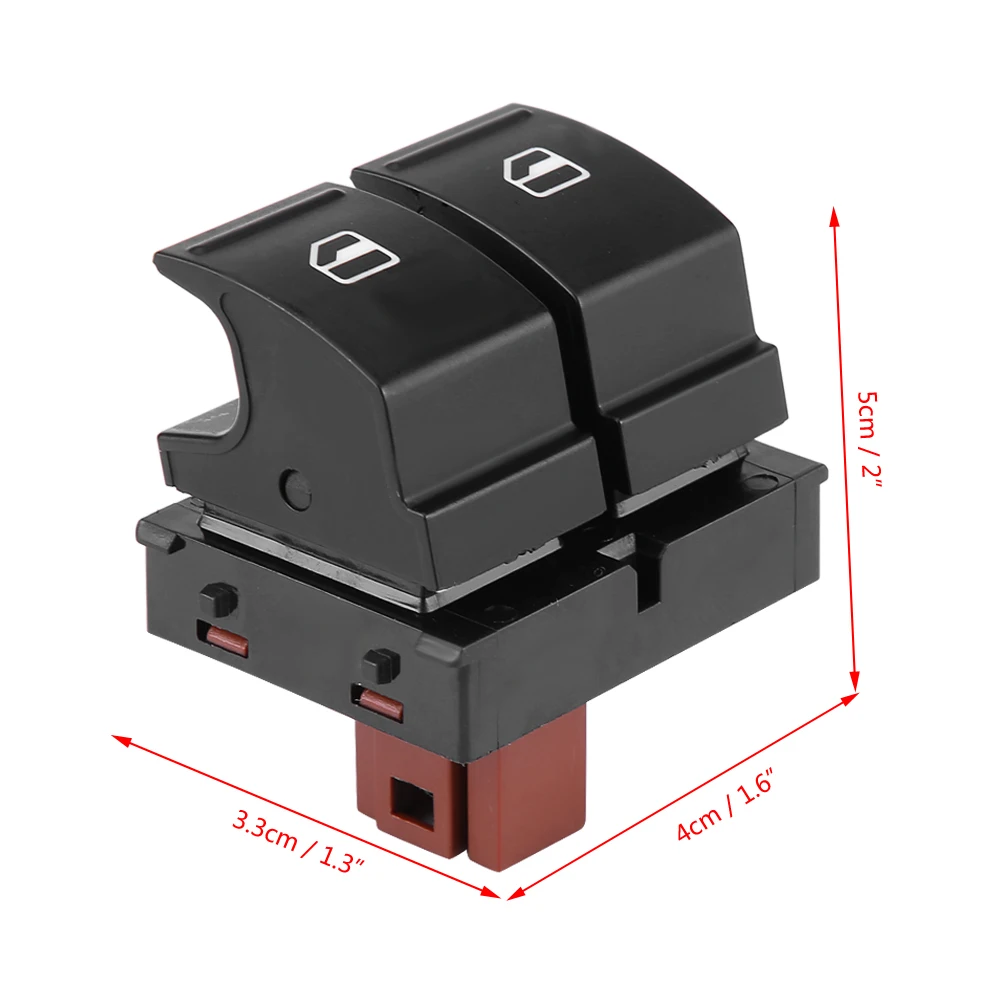 Автомобильный Электрический переключатель стеклоподъемника 1Z0959858 для Skoda Octavia Fabia 2 Roomster ABS пластик