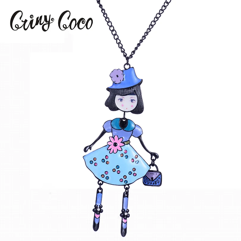 

Trendy Cute Romantic 4 Color Lucky Clover Pendants Necklaces For Women Girl Rose Flower Exquisite Fashion Birthday Festival Gift