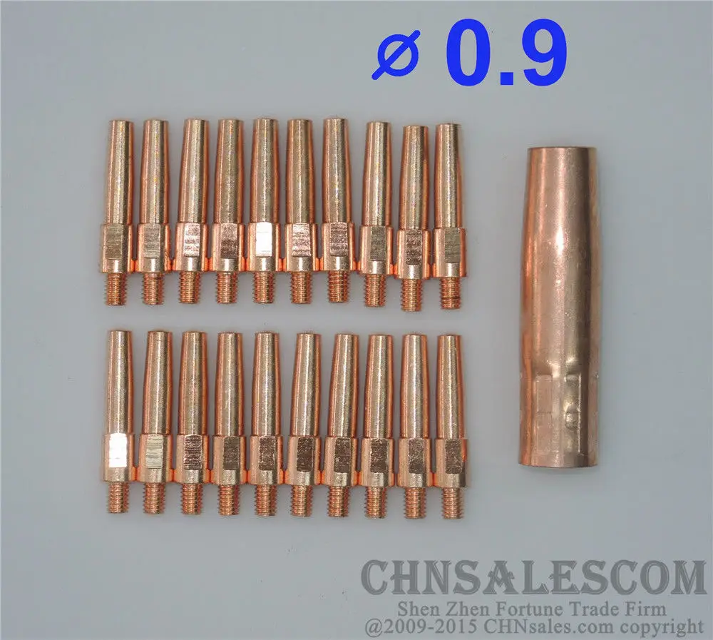 CHNsalescom 21 шт. Panasonic Тип P200 MIG/MAG сварка с воздушным охлаждением наконечник горелки 0 9