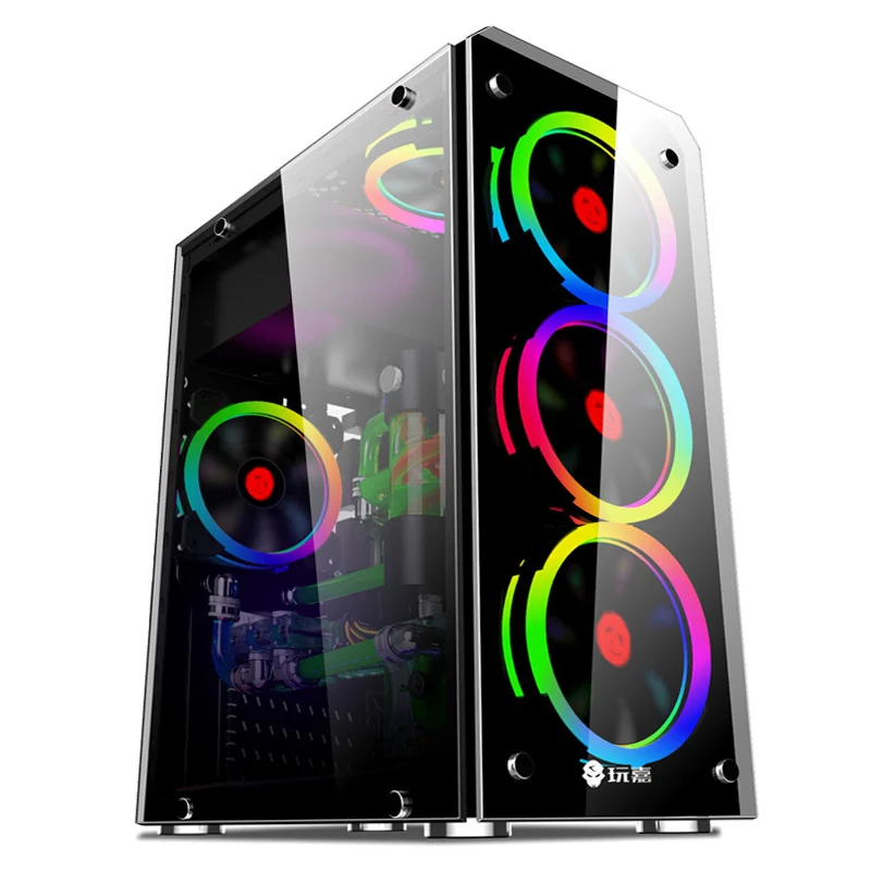 355*180*435 мм diy игровой компьютер RGB ПК Шасси в корпусе крышка боковое закаленное