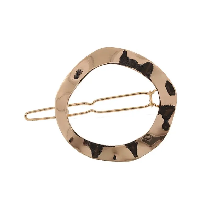 

15 Styles Minimalist Bobby Pins Geometric Triangle Wavy Shape Hair Clips Polished Metallic Glitter Reflective Women Barrettes