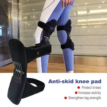 1 Pair Breathable Non Slip Knee Booster Pad Powerful Joint Support Brace Kneepad Sport Patella Protector Powerleg Dropshipping