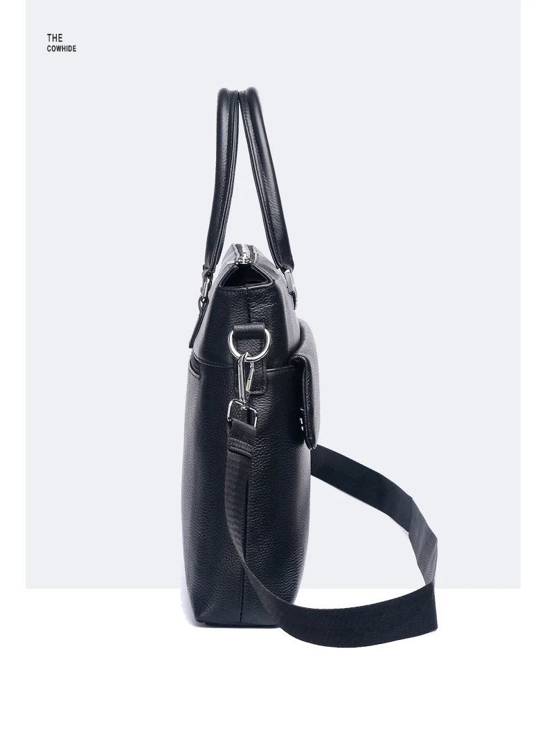 Sanqiandu из натуральной кожи Для мужчин сумка для ноутбука Портфели мужские известные бренды Сумка Бизнес Для мужчин сумки Сумка