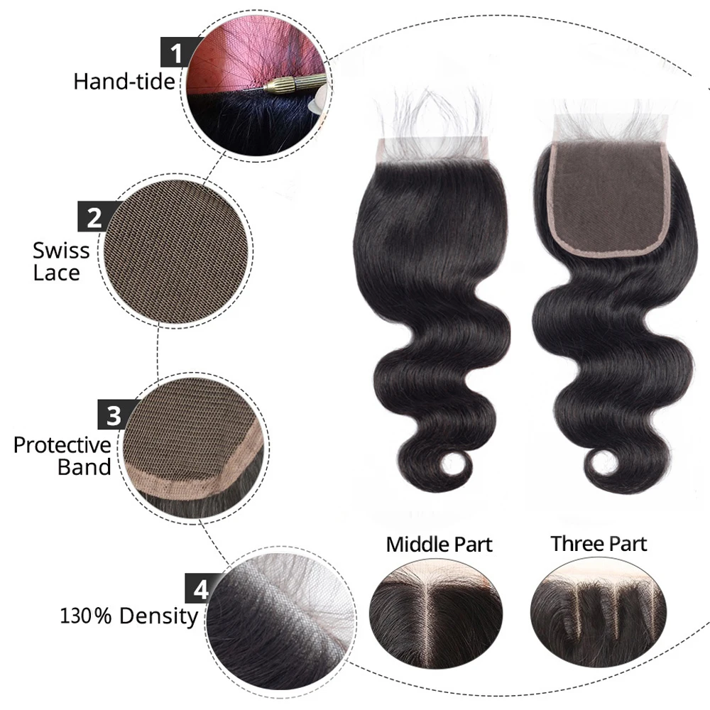 Superfect 5x5 волнистые человеческие волосы естественного цвета бразильский парик из волос Реми отбеленные узлы с детскими волосами