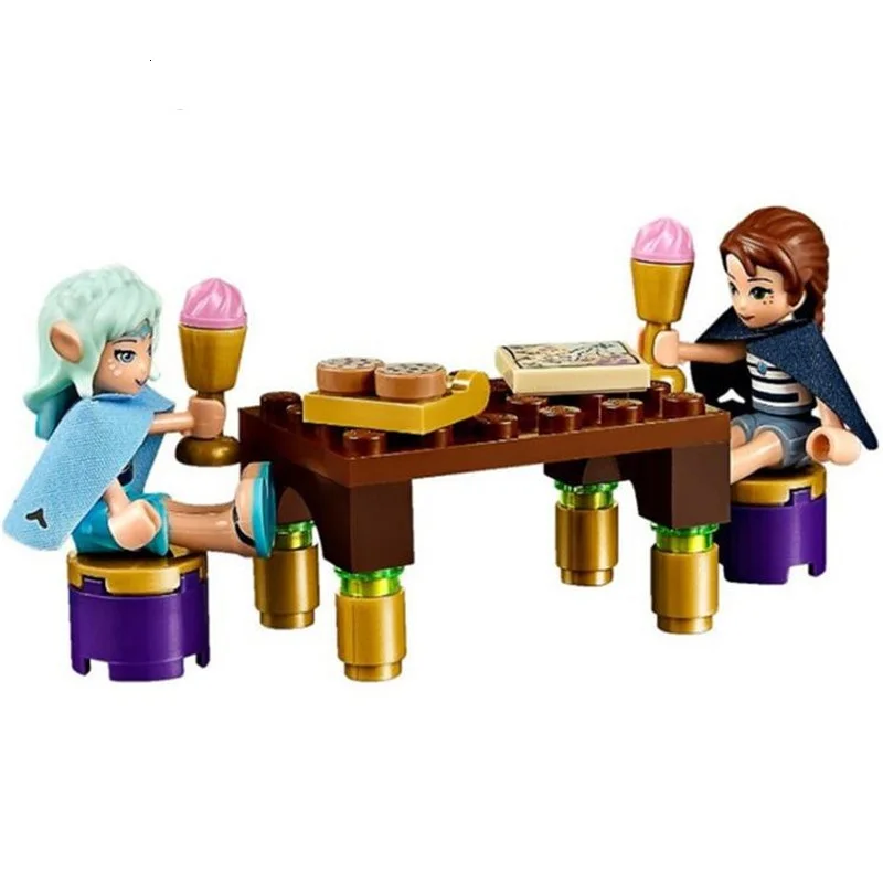 Новые эльфы совместимы с lego 41708 Skyra's Mysterious Sky замок Модель Строительный набор