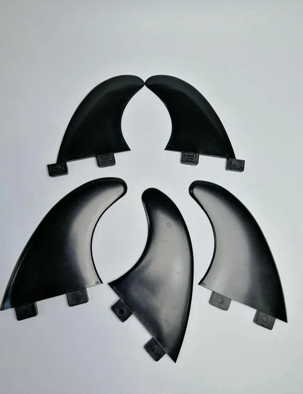 5 fins black Fcs Quad Fin Quads плавники доска для серфинга серфинг плавники 5 плавников набор(4 шт.)(5 шт - Цвет: 5 fins black