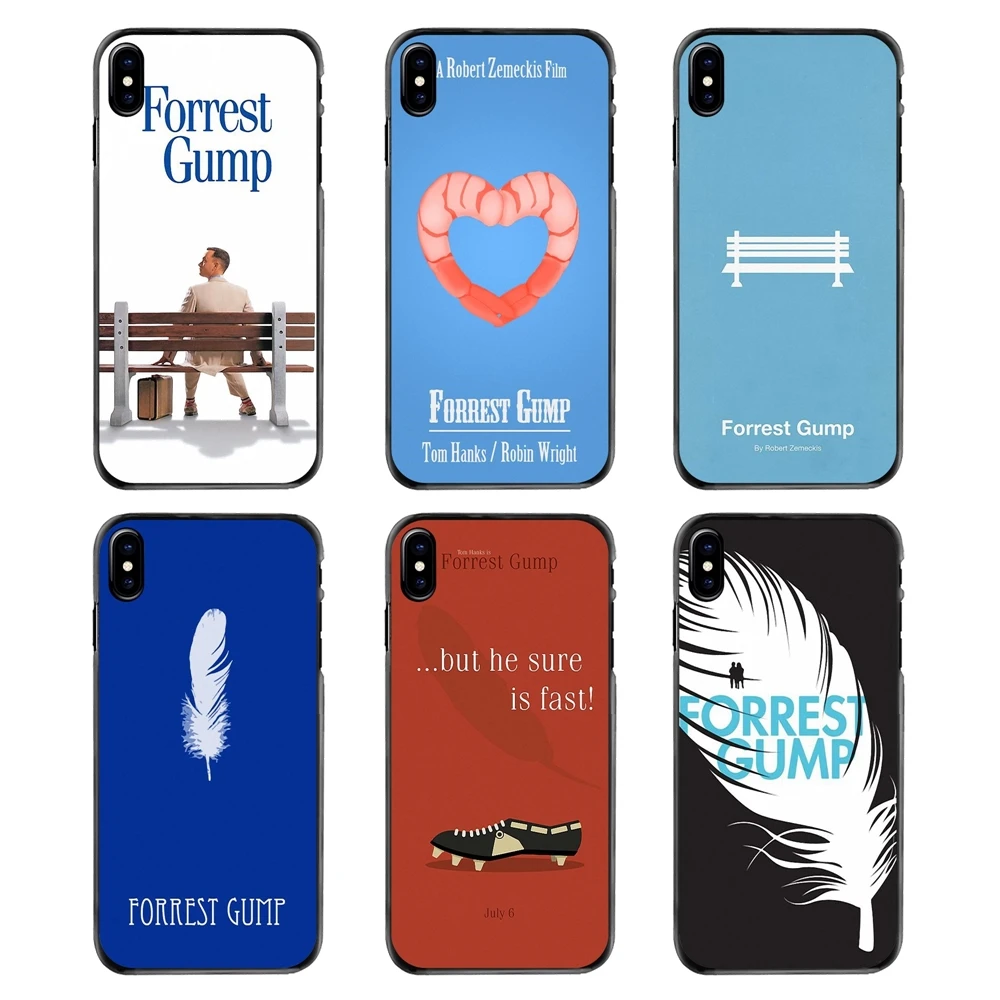 Accessories Skin Cover Forrest Gump Tom Hanks Movie Poster For iPhone 4 4S 5 5S 5C SE 6 6S 7 8 Plus X XR XS Max iPod Touch |
