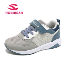 HOBIBEAR Spring Autumn Trainers For Children Shoes Boys Sneaker Girls Casual Shoes Kids Breathable Patchwork Sport