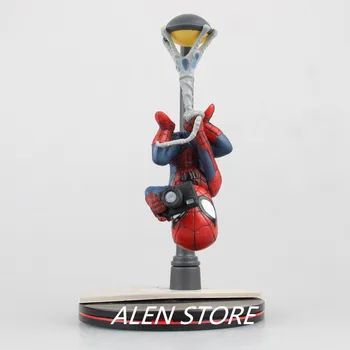 

ALEN The Hero Back Spiderman Series Spider-Man PVC Action Figure Collectible Model Toy 14Cm