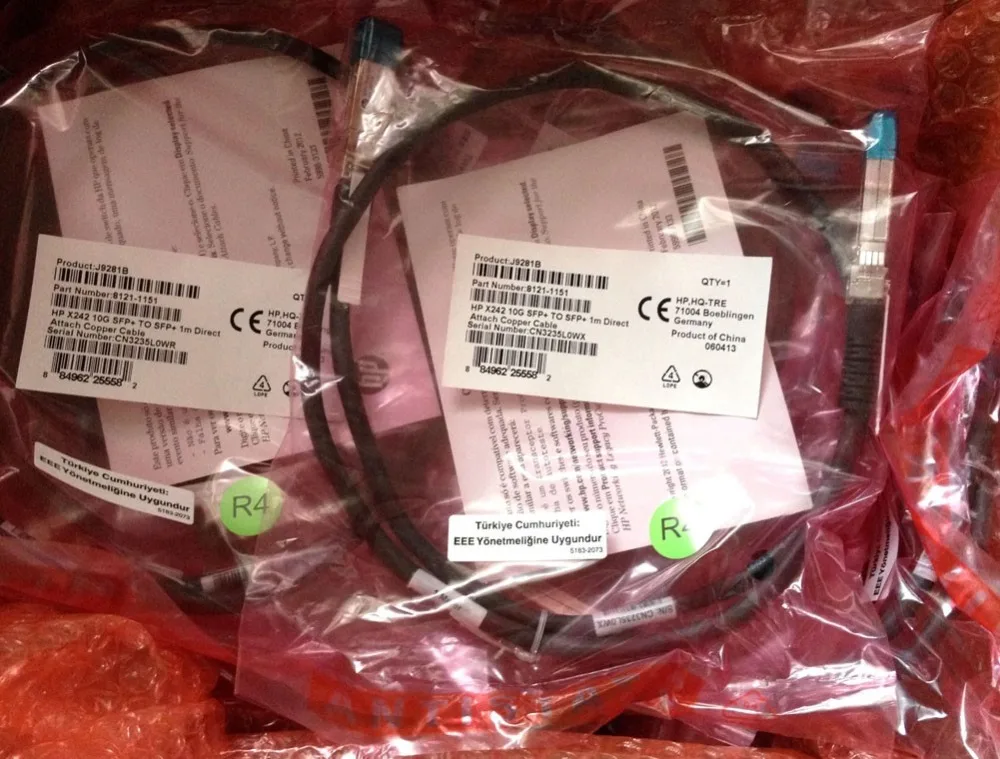 

1 Meter ProCurve X242 SFP+ 10Gbps Direct Attach Copper (DAC) Cable J9281B