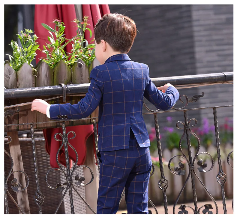  Boys Suits set Formal Boys Clothes children Wedding clothing Blazer Piano Costume back to School (22)
