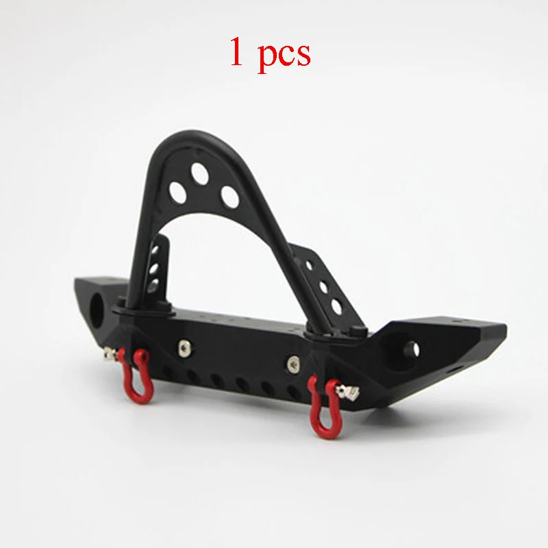 

1pcs 1/10 RC Climbing Car Front/Rear Bumper Metal Anti-collision Bar Bracket with Tailer Hook for SCX10 90046 TRX4 RC Cars Parts