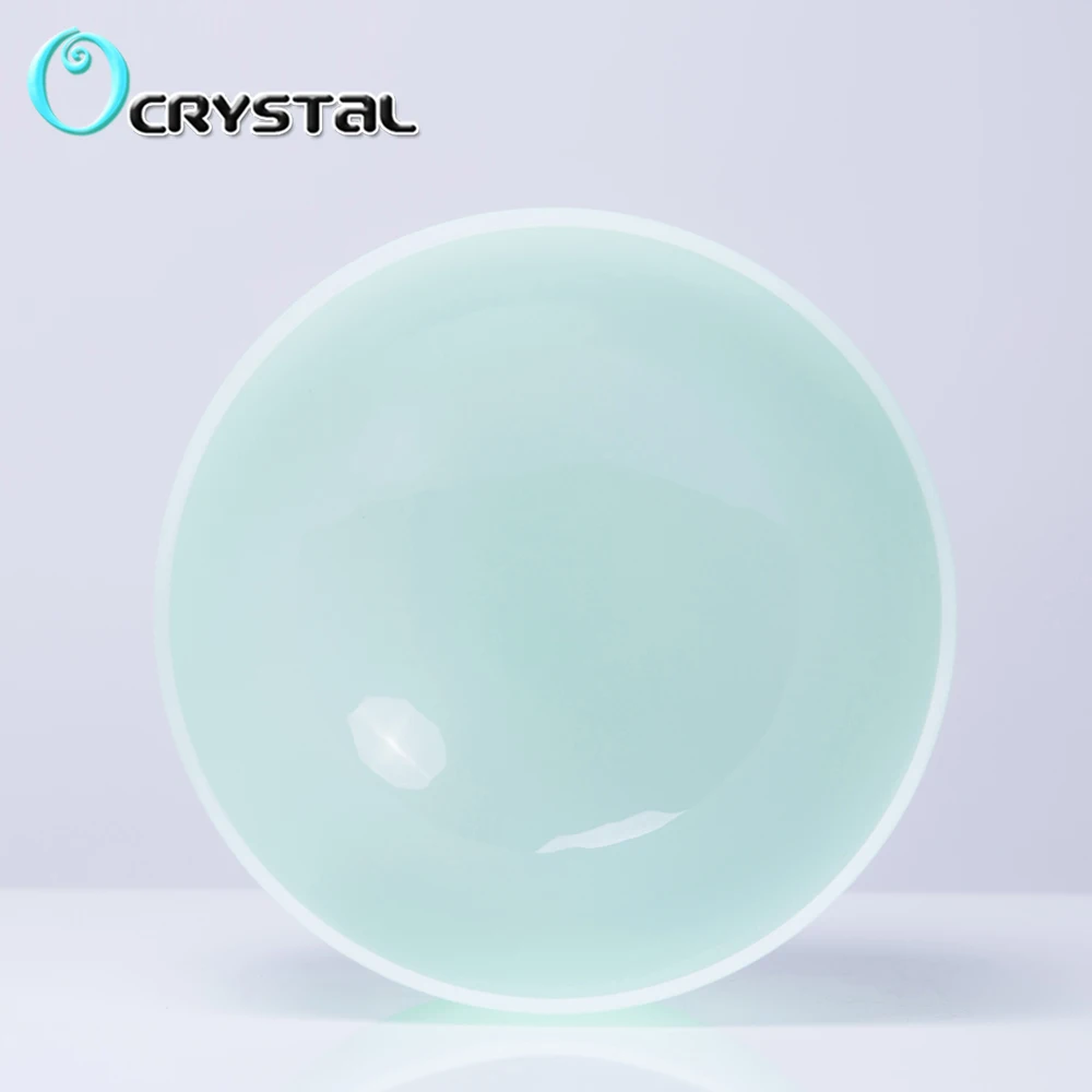 Hot Sale 8 Inch Mint Green Color C D E F G A B Meditation Frosted Quartz Crystal Singing Bowl