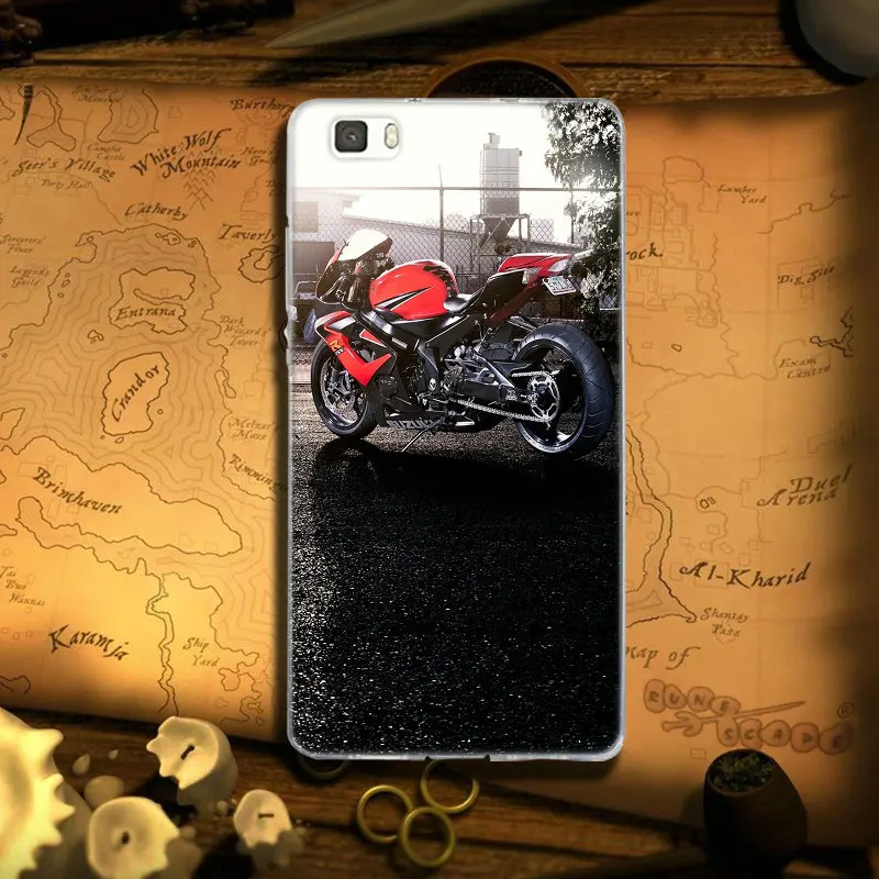 Suzuki GSX R мотоцикла Kawasaki Мягкие TPU чехлы для телефонов huawei P8 P9 P10 P20 P30 Коврики 10 Lite 2017
