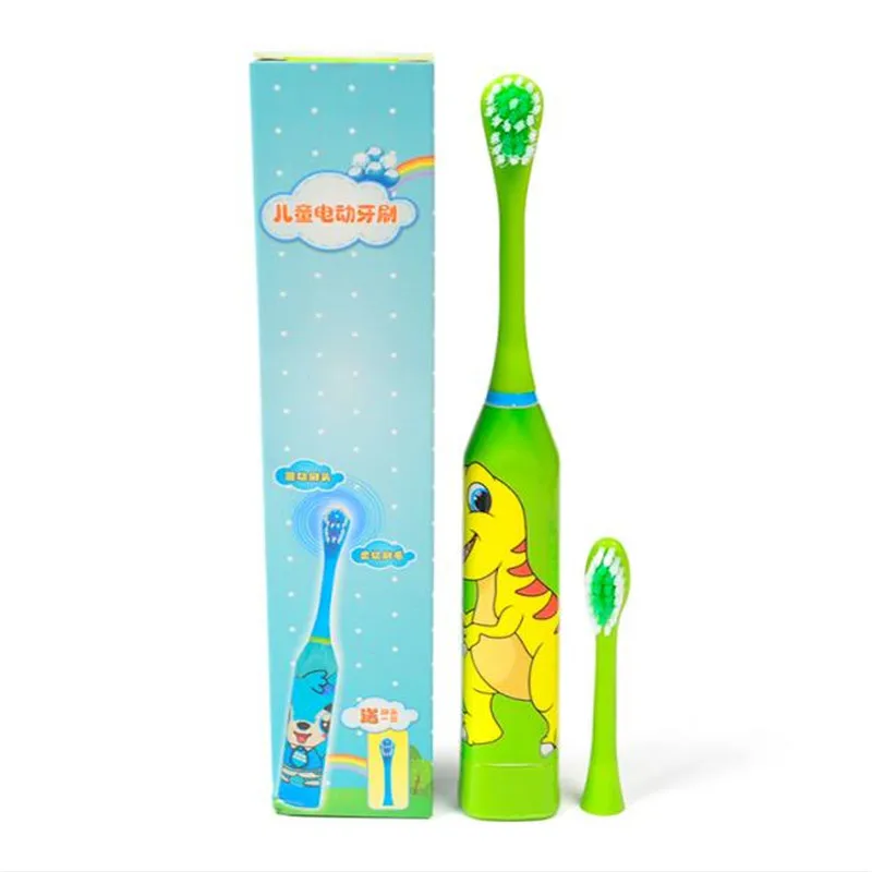 Protable Children Electric Toothbrush 2PCS Replaceable Head Acoustic Wave Electric Brush Cartoon Soft Hair Kids Tooth Brush Protable Children Electric Toothbrush 2PCS Replaceable Head Acoustic Wave Electric Brush Cartoon Soft Hair Kids Tooth Brush