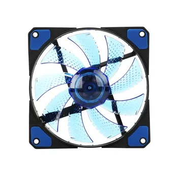 

15 LED Light Quite 120mm DC 12V 4Pin PC Computer Case Cooling Cool Fan Mod Good Quality 5 Color