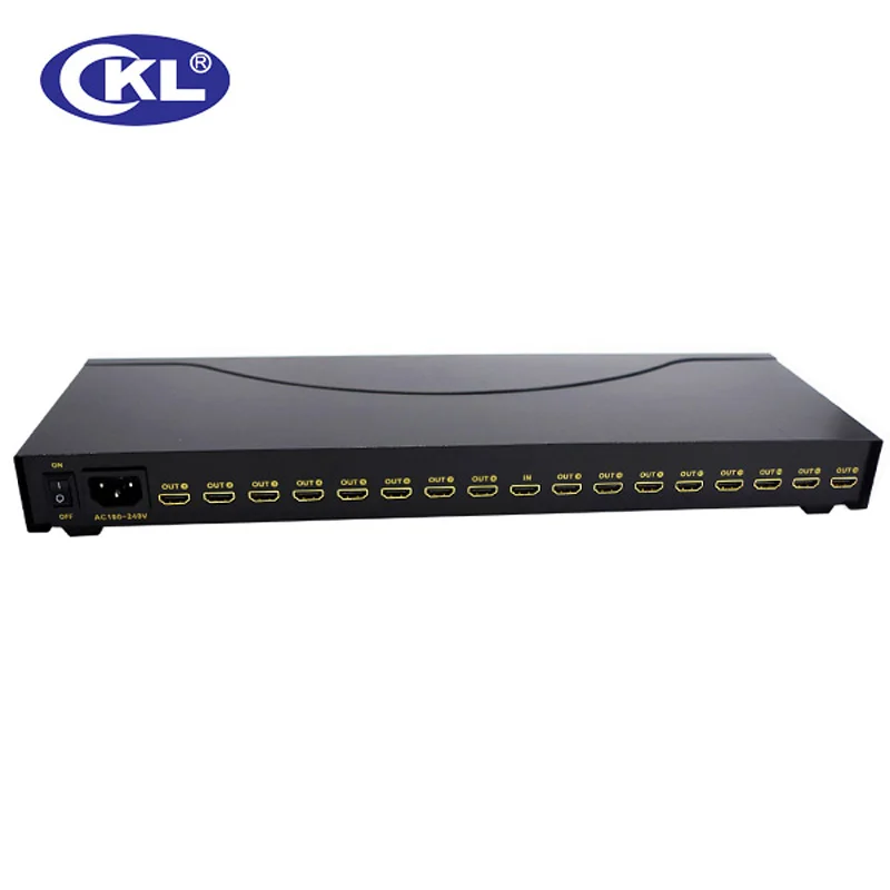 CKL 16 портовый HDMI сплиттер стойка металлический корпус поддерживает 1 4 V Высокое