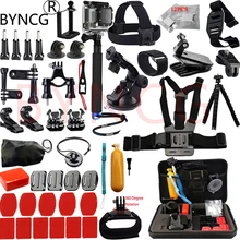 BYNCG pour Gopro accessoires set pour Gopro hero 5 4 3 kit de montage pour aller pro SJCAM SJ4000 pour xiaomi yi caméra eken h9 trépied 12I