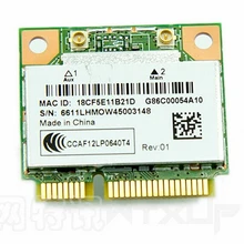 Для hp RealTek RTL8188CE Половина мини PCIe плата Wireless WLAN Card 802,11 b/g/n 639967-001 640926-001 аккумулятор большой емкости(11105