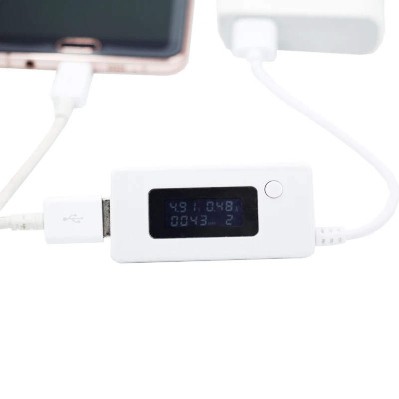 Portable USB Tester Mobile Power Bank Battery Detector Current Voltage Meter LCD Screen Charger 48%off