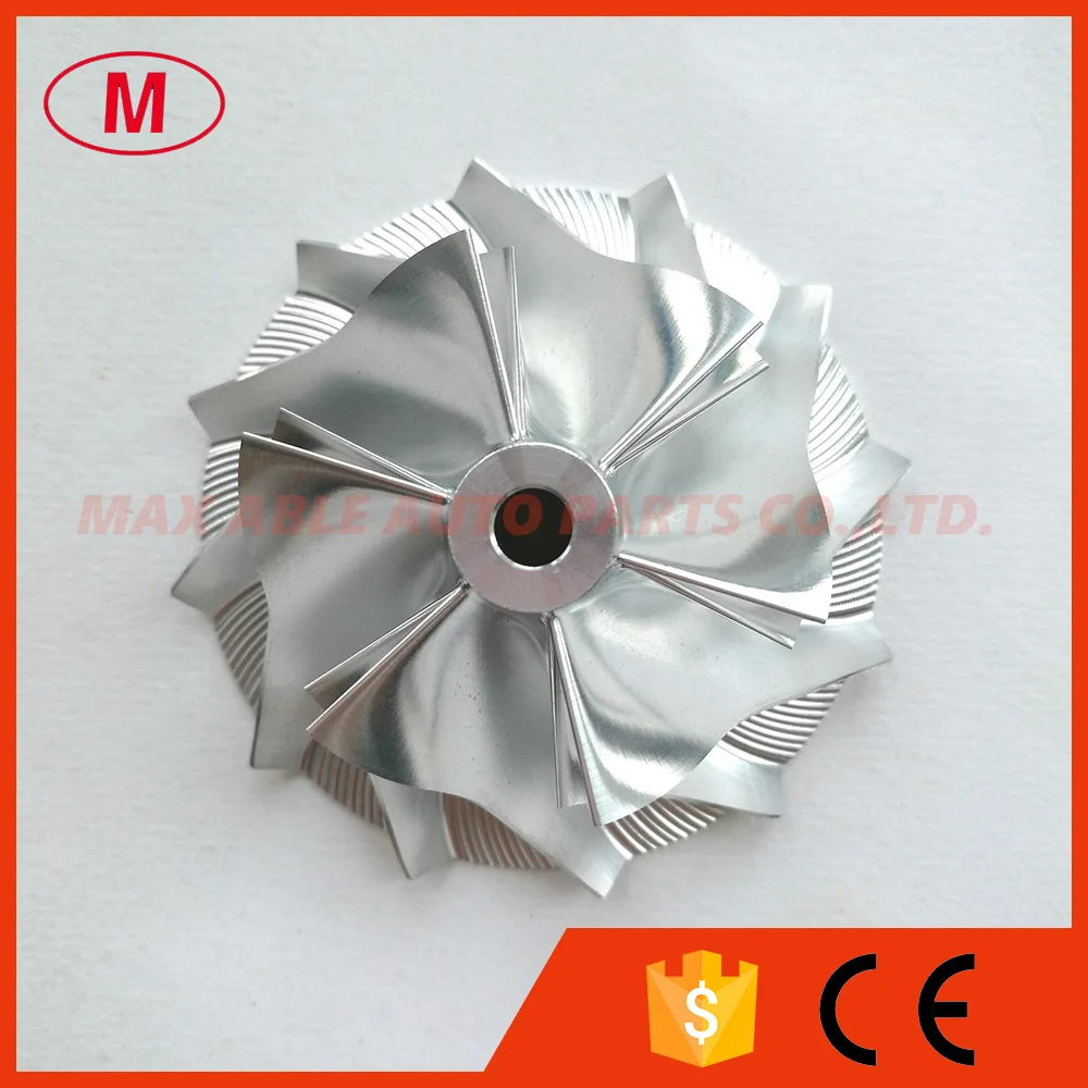 

K24 5324-123-2007 Turbo Aluminum 2024/Milling/Billet compressor wheel 42.37x60.50mm 6+6 blades for 911 GT2 (996), 911 Turbo S