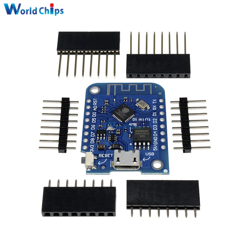 Wemos D1 Mini V3.0.0 WIFI Internet ESP8266 CH340G Development Board For Arduino