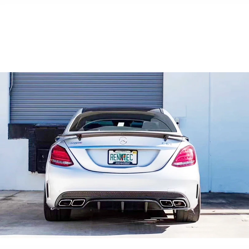 Для Mercedes CLA W117 УГЛЕРОДНЫЙ спойлер FD стиль углеродное волокно airplan задний класс AMG