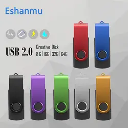 USB Flash Drive 64 Гб флэш-накопитель 32 Гб cle USB флеш-накопитель 128 ГБ оперативной памяти, 16 Гб встроенной памяти, 8 ГБ 4 ГБ флэш-накопитель реальная