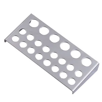 

Stainless Steel Shelf Stand Tip Supply Tools Body Beauty 22 Holes Tattoo Pigment Ink Cap Cup Holder