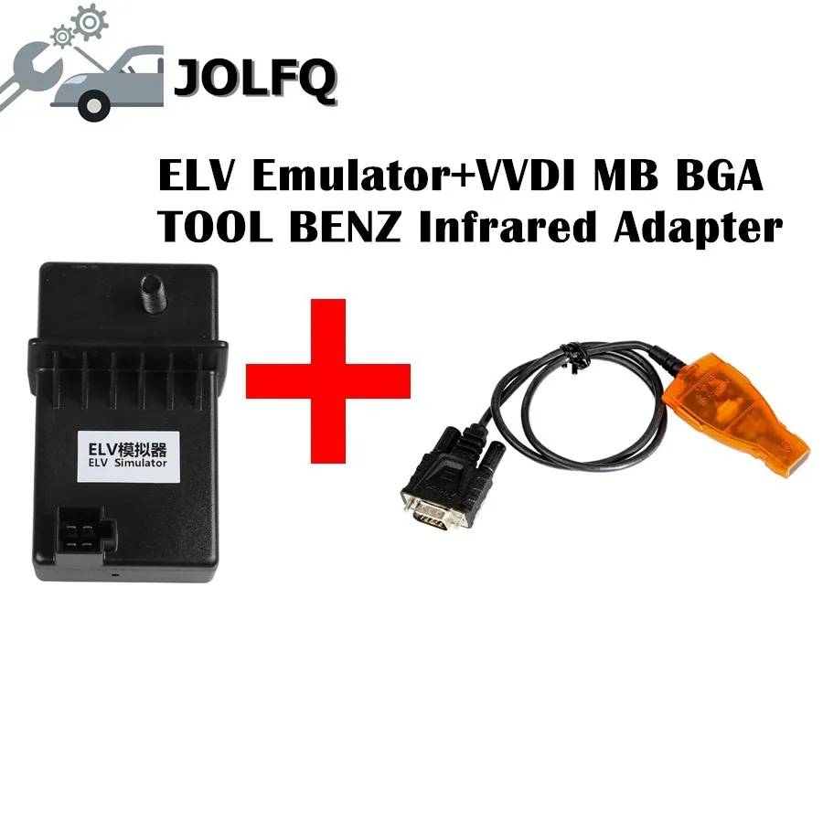 Лучшая цена Xhorse ELV эмулятор для Benz 204 207 212 с VVDI MB tool плюс VVDI MB BGA инструмент для BENZ Инфракрасный адаптер - Цвет: ELV add Benz adapter