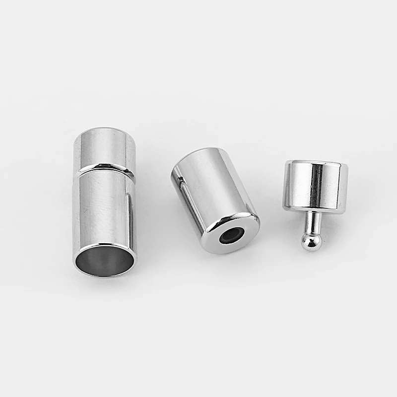 10 шт. круглые застежки для ювелирных изделий 2 мм 5 3 4 6 8 мм|jewelry making|bayonet claspround leather