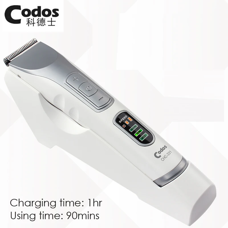 

Codos Professional Electric Hair Clipper Rechargeable Hair Trimmer Stainless Steel Blade Hair Cutting Machine Fast Charging 1hr