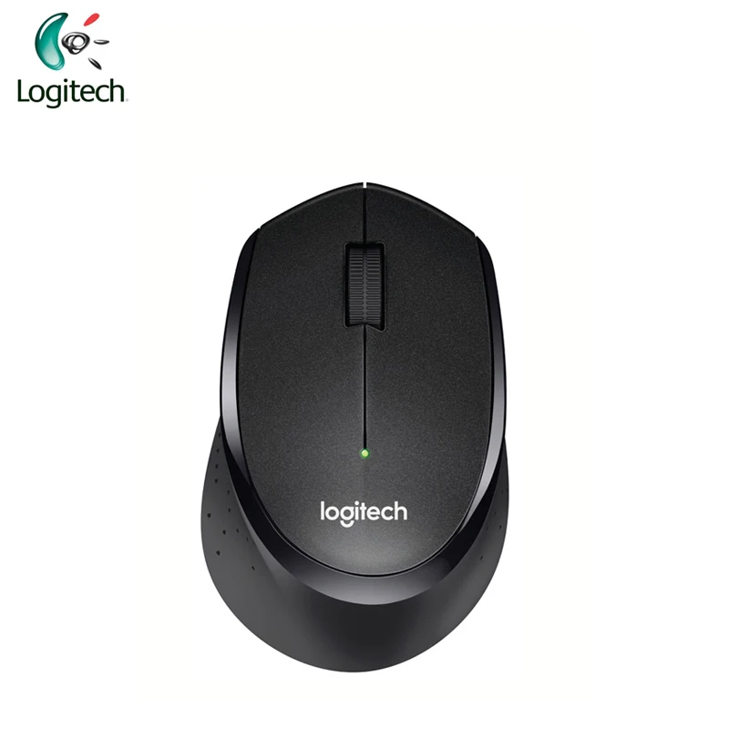 Logitech M330 Беспроводной Мышь 2,4 ГГц с черный/белый цвет для ПК Мышь для Windows 10/8/7/vista и Mac OS - Цвет: Black