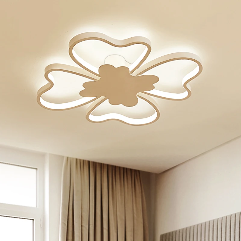 

Aluminum Wave Chandelier Lighting for bedroom lamparas de techo Flower shape Ceiling Chandelier Dimming Modern White Chandelier